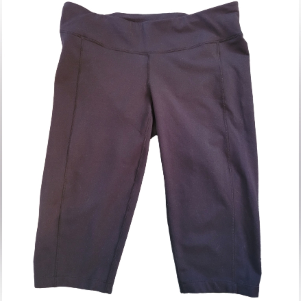 JOCKEY Cropped Knee Length Legging, Black, Size XL
